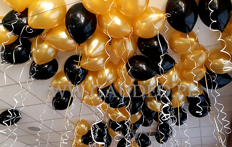 Balony z helem na bal sylwestrowy