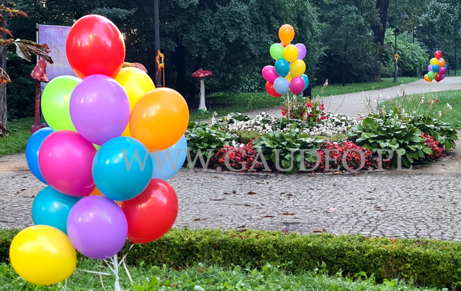 Balony z helem na Wrocławski Festiwal Krasnoludków