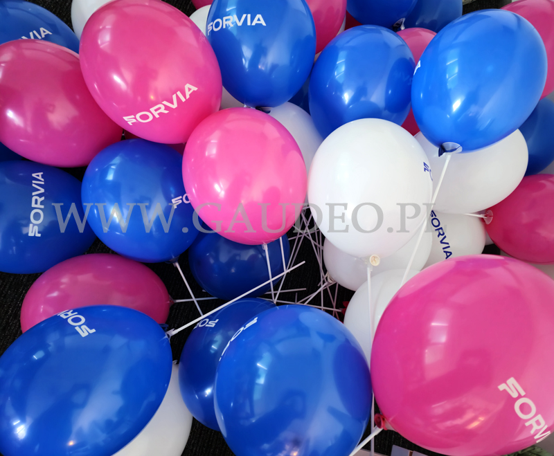 Dekoracje z balonów na Dzień Otwarty w Forvia
