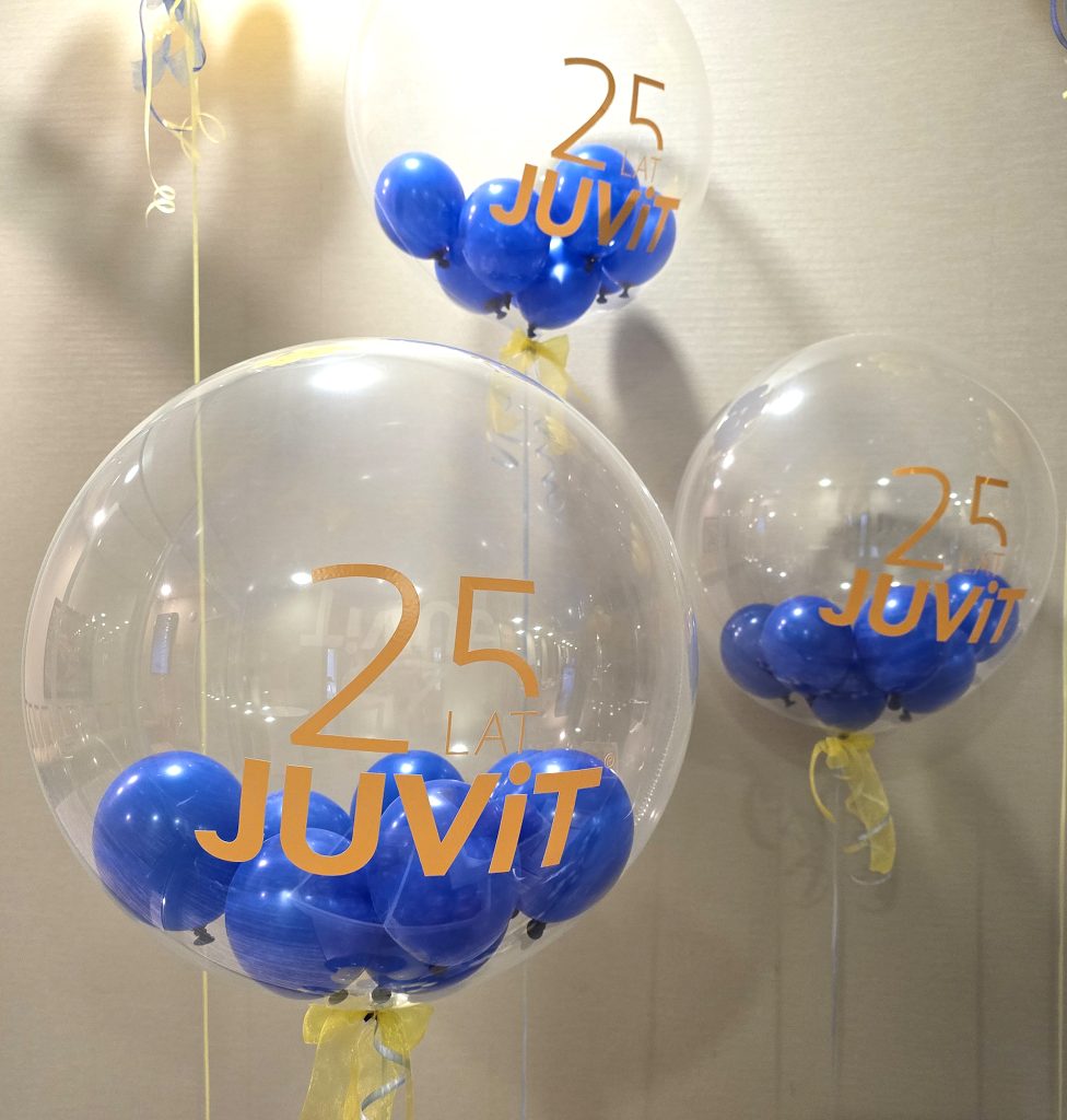 Balony plastikowe z logo klienta w Hotelu Haston