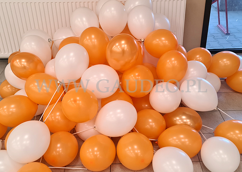 Kolumny z balonów na otwarcie apteki Gemini we Wrocławiu