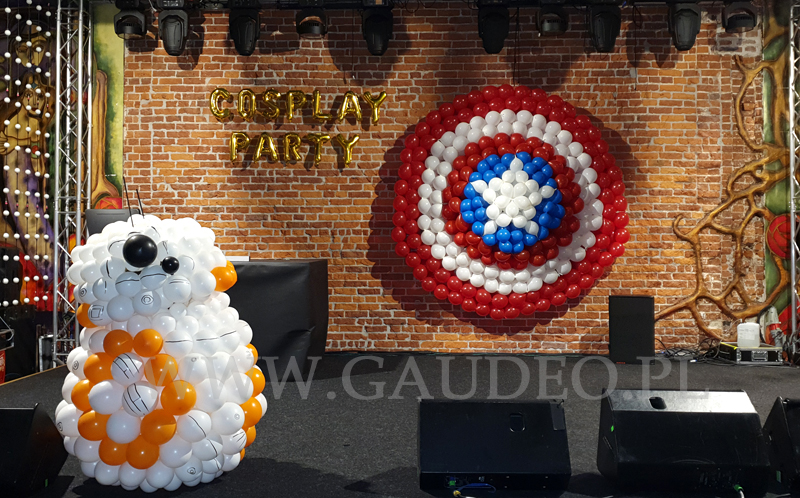 Dekoracje balonowe na Cosplay Party w Zaklętych Rewirach