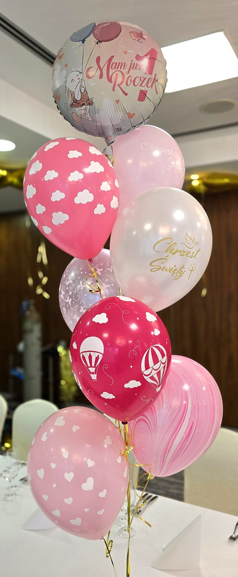 Balony z helem na urodziny.