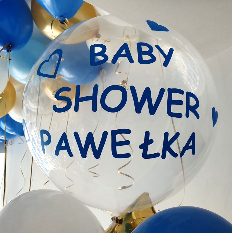 Balon z personalizowanymi napisami
