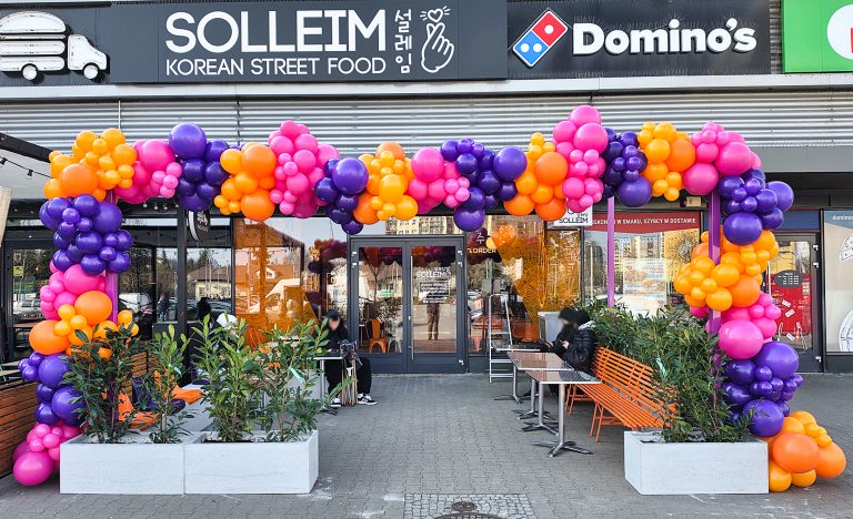 Dekoracja z balonów na otwarcie nowej wrocławskiej restauracji