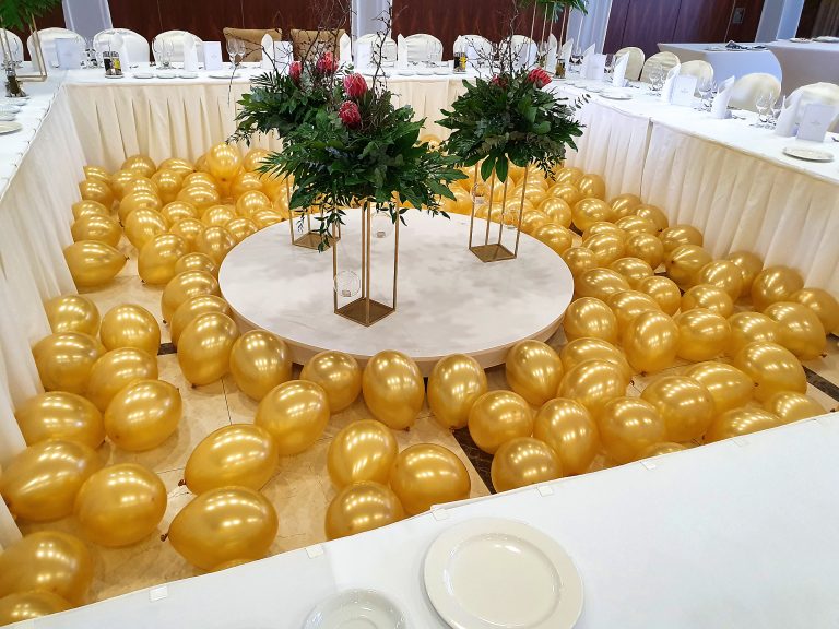 Balonowa podłoga na urodziny