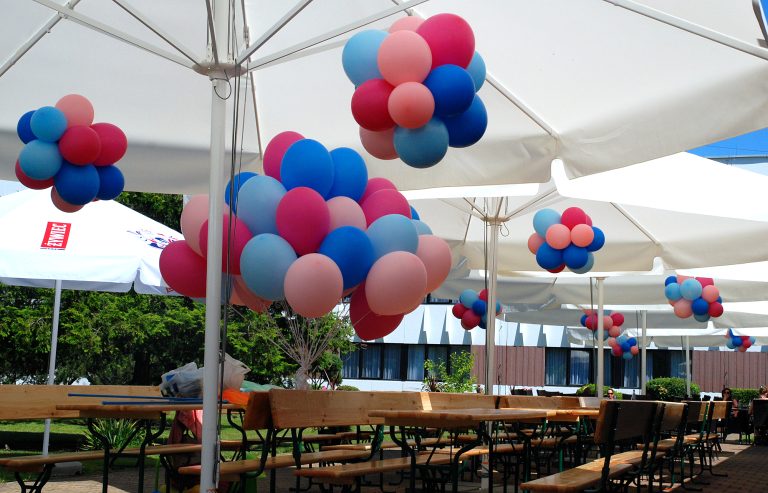 Balony z helem na urodziny.