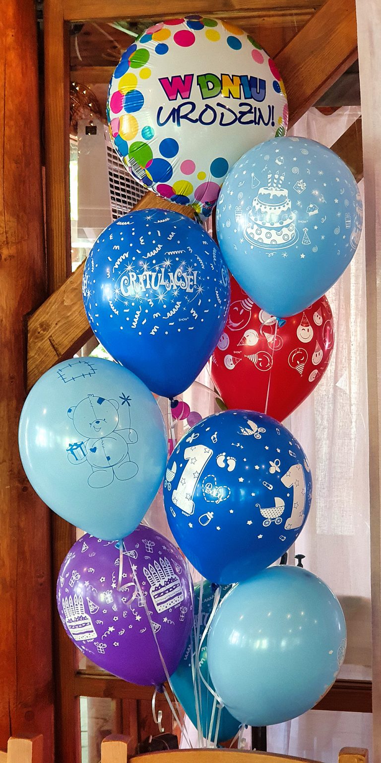 Bukiet z balonów na dziecięce urodziny