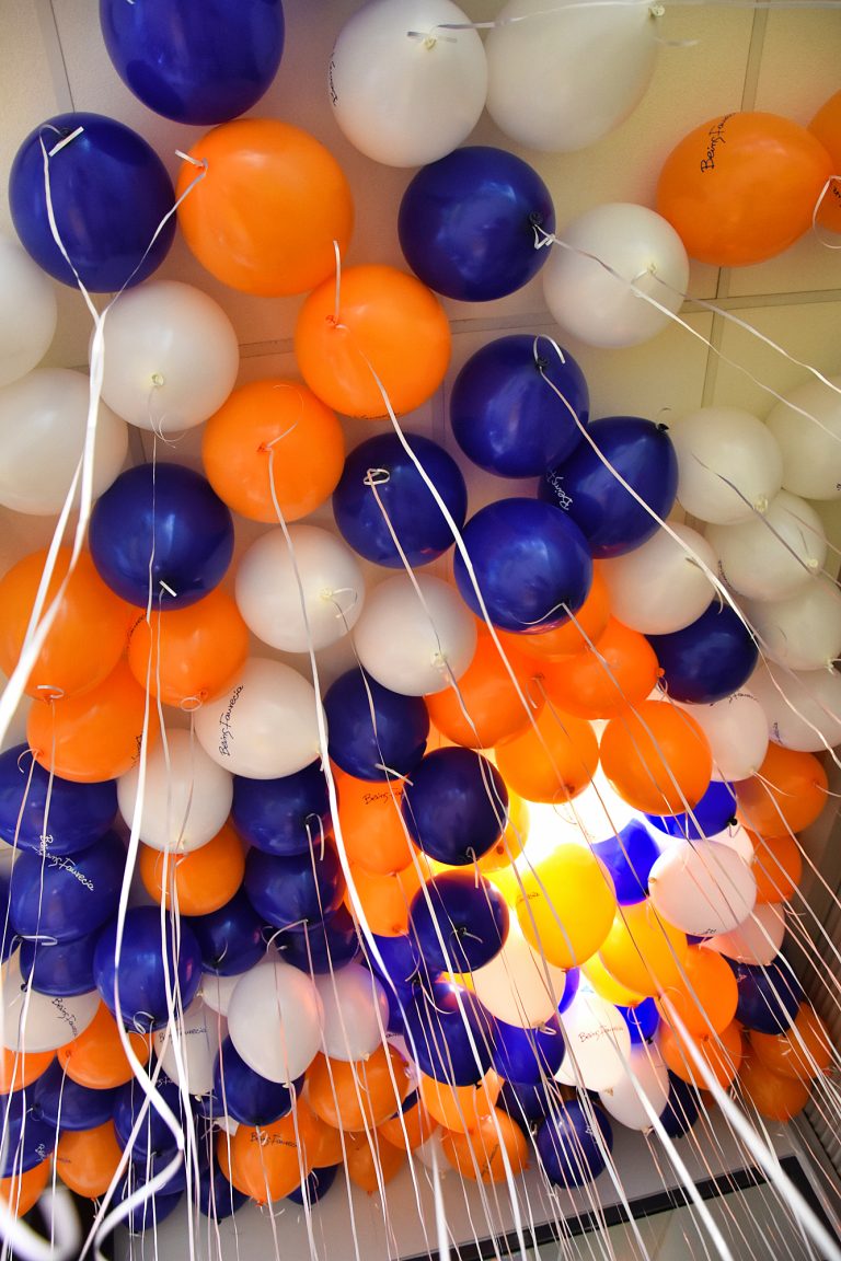 Balony z nadrukiem i helem na imprezę firmową