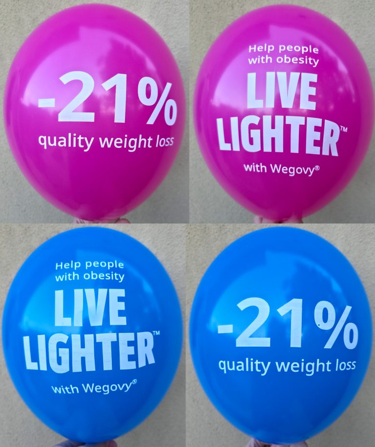 Balony z dwustronnym nadrukiem