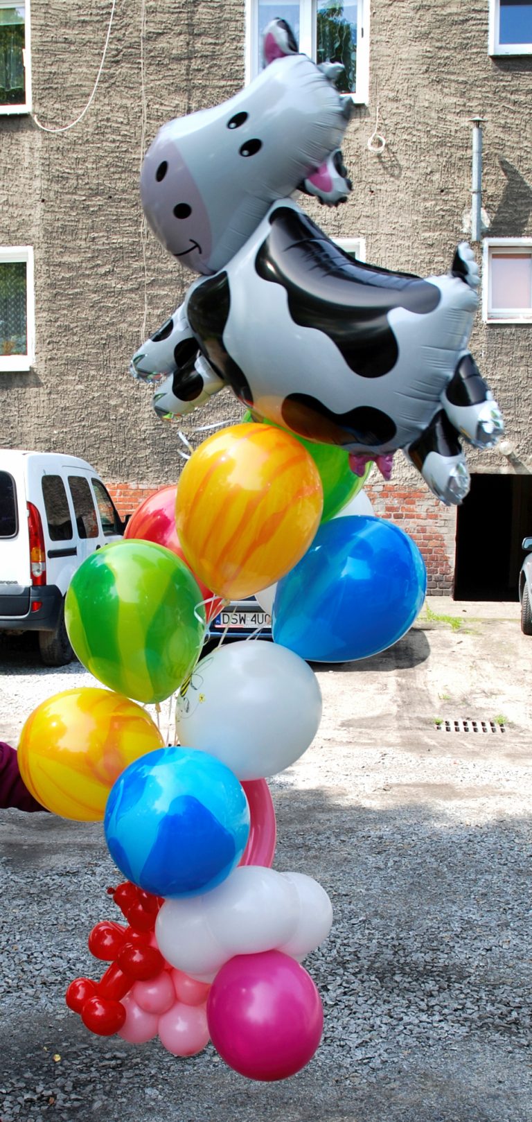 Stroik z balonów helowych dla dziecka