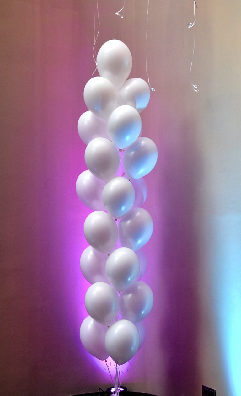 Balony z helem na wesele