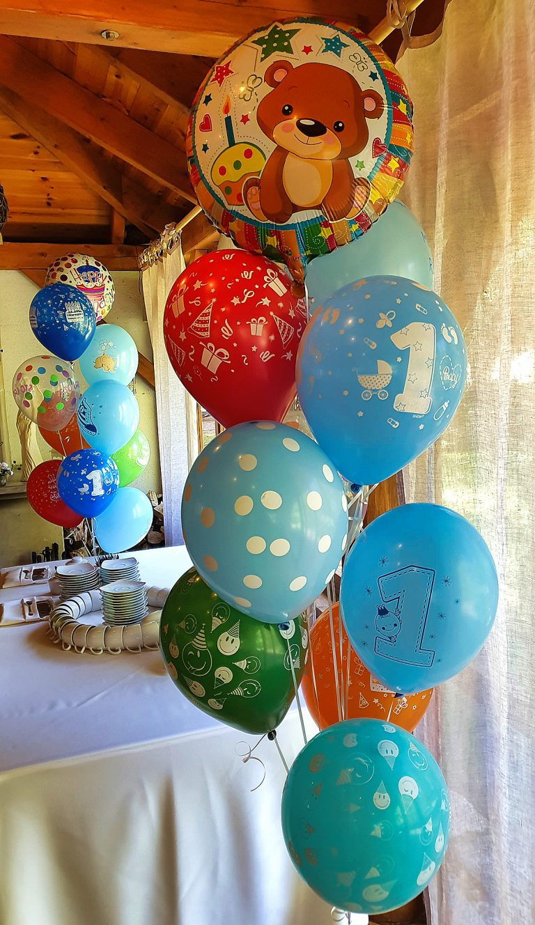 Balony z helem na imprezę urodzinową