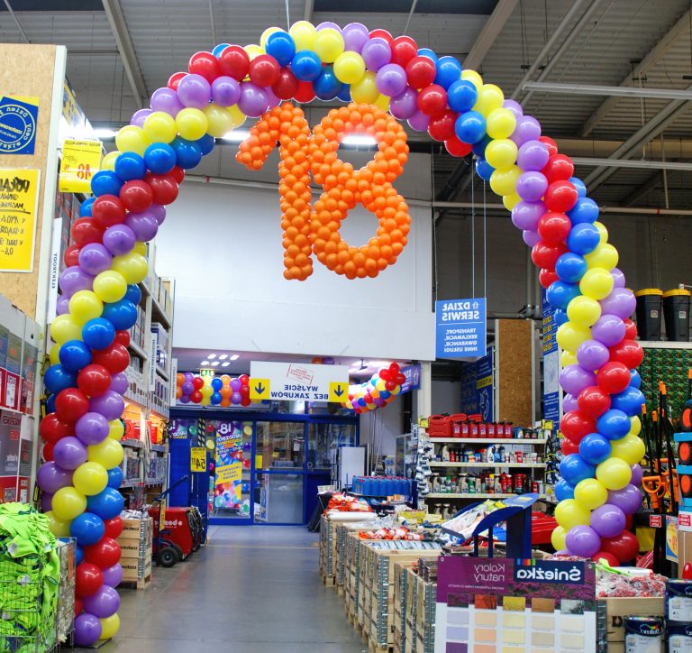 Brama z balonów na 18 urodziny Castoramy