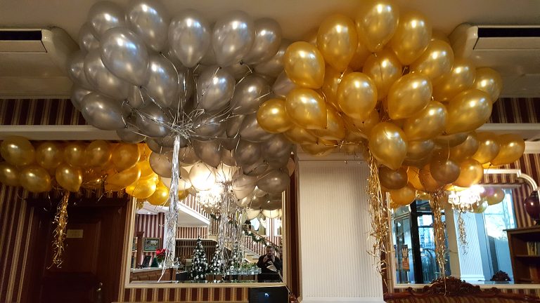 Balony helowe z dostawą na Sylwestra