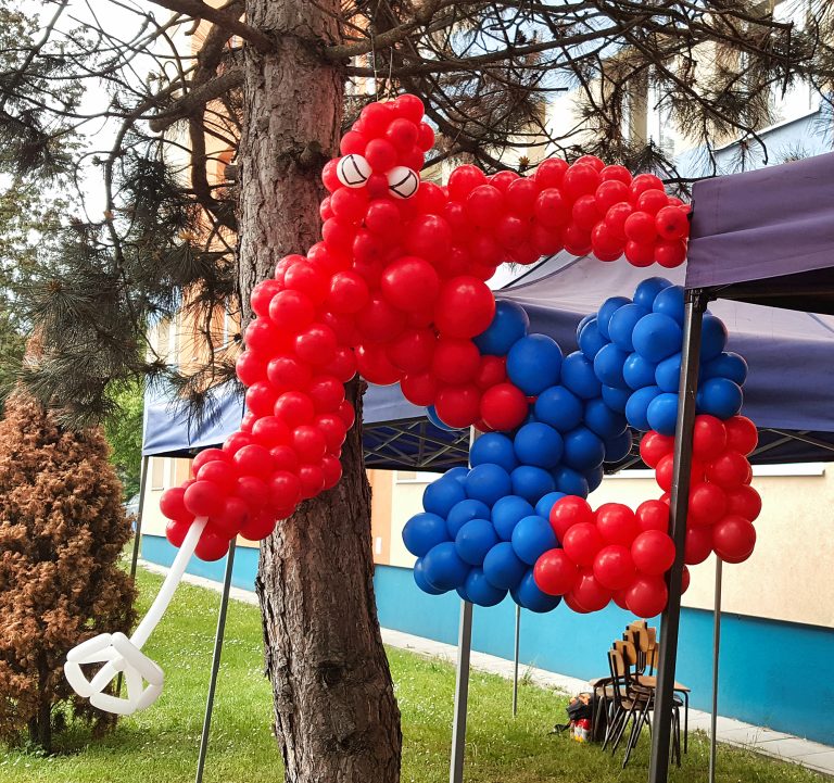 Spider-man z balonów