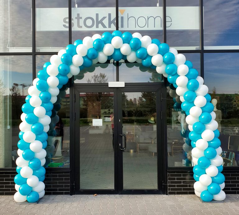 Brama z balonów na otwarcie stokkihome