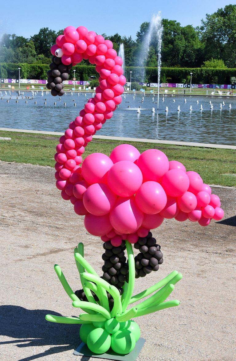 Flaming z balonów