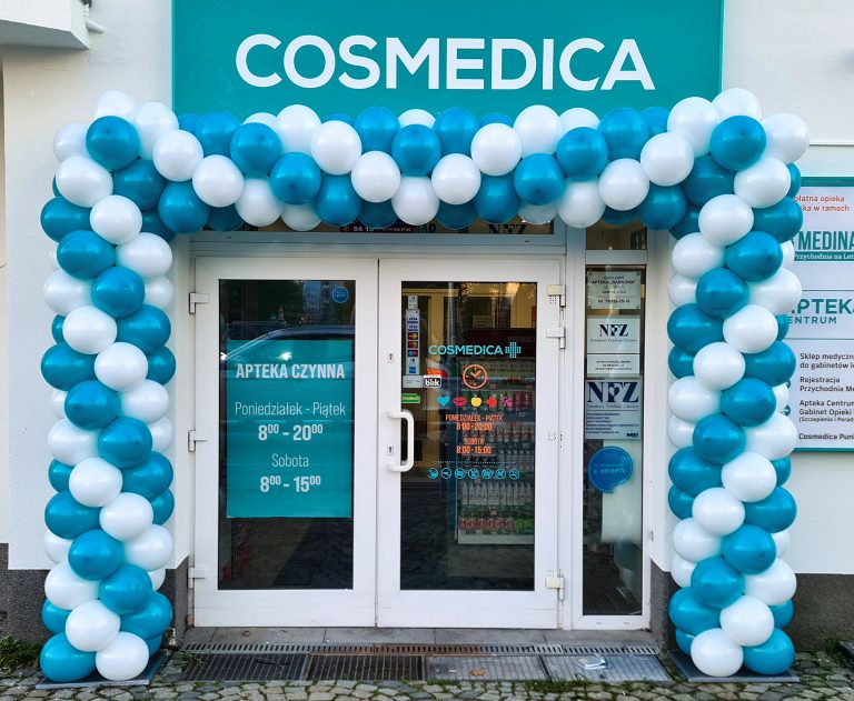 Brama z balonów dla Cosmedica