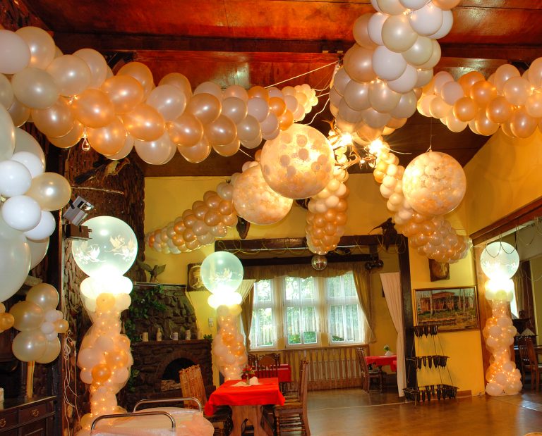Świecące balony na wesele w Trzebnicy
