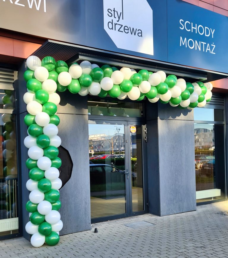 Dekoracja z balonów na otwarcie
