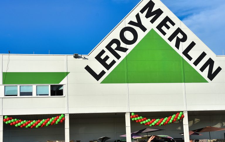 Girlandy z balonów dla Leroy Merlin