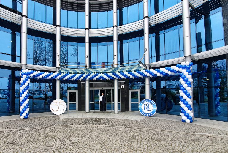 Brama z balonów na 35 urodziny Hasco Leku