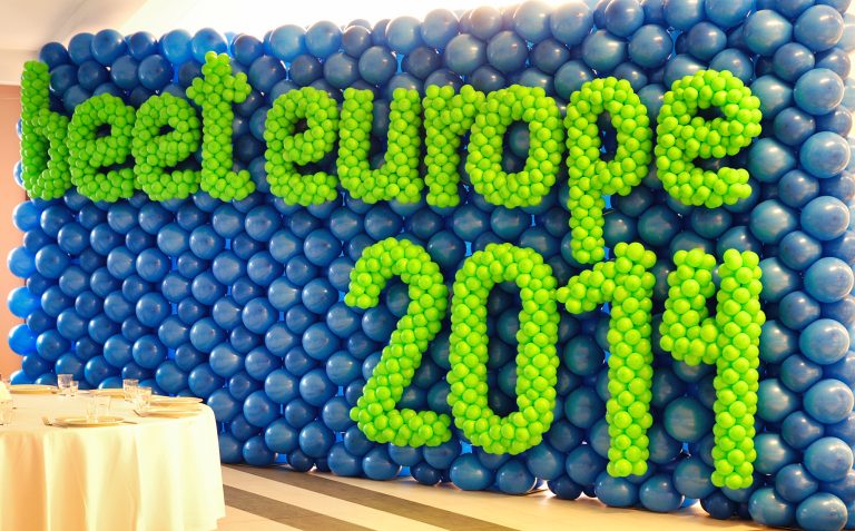 Okolicznościowa ściana z balonów