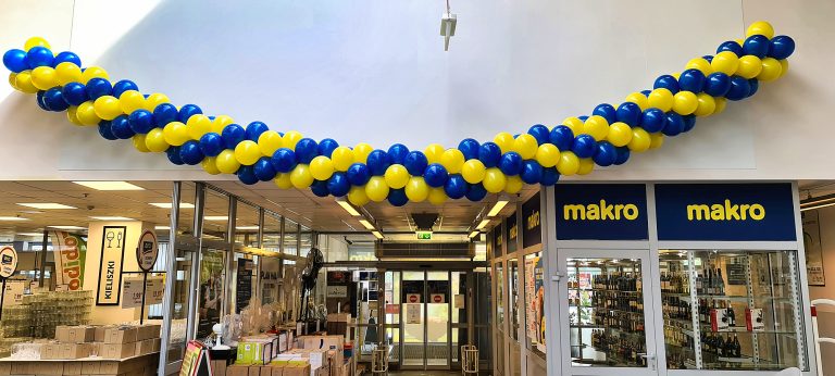 Balony w Makro na urodziny