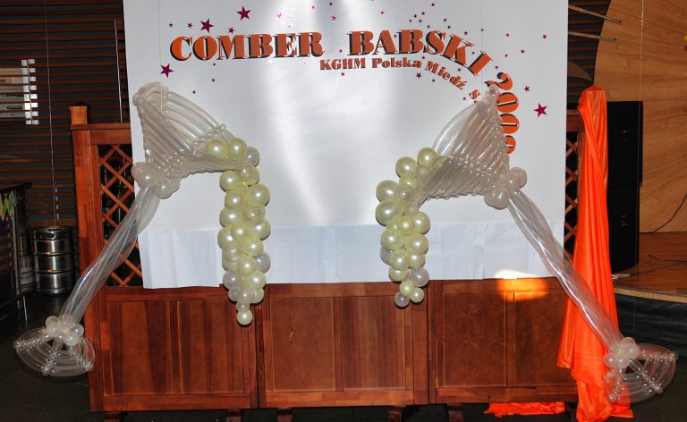 Kieliszki z balonów na Comber Babski