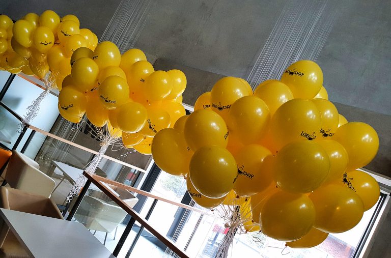 Balony z helem i dostawą na Lab Day