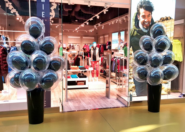 Balony z helem na otwarcie salonu 4F