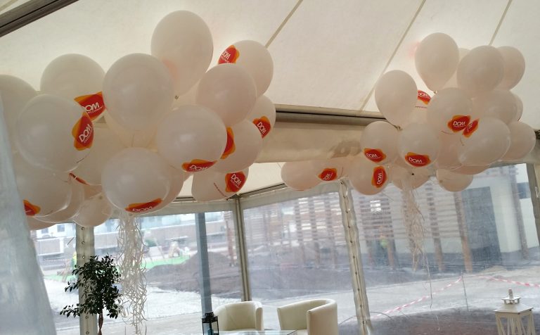 Balony helowe na dni otwarte osiedla.