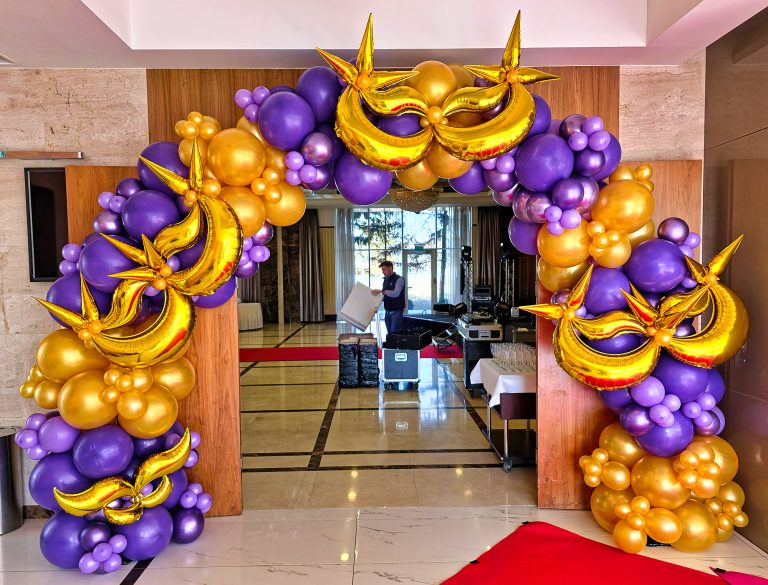 Brama z balonów na imprezę firmową w Hotelu Haston we Wrocławiu