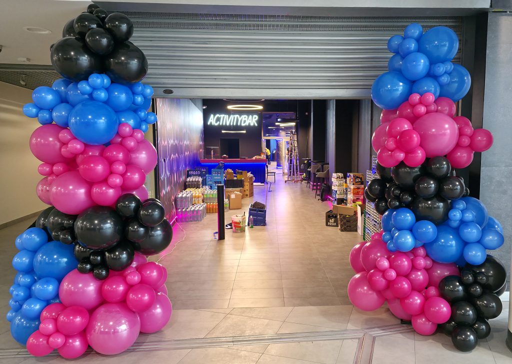Organiczne kolumny balonowe zamontowaliśmy w Sky Tower