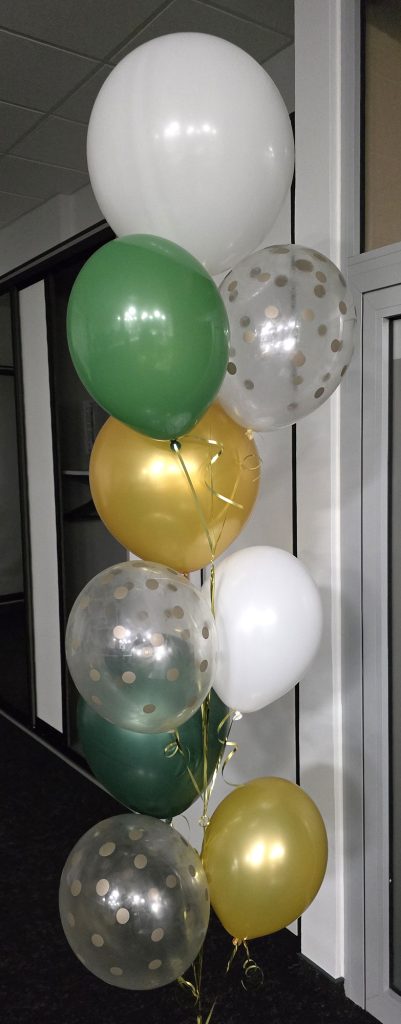 Balony z helem na otwarcie nowej przestrzeni biurowej